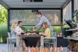 B200 XL l Frame RAL 7016 ST l Lamellen RAL 9016 ST 