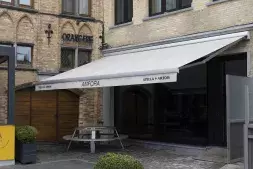 Rechte volant op knikarmscherm