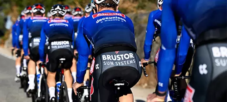 ©Photonews Brustor in het wielerpeloton