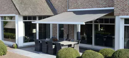 Brustor B24 folding arm awning