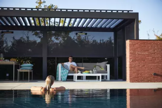 Brustor B200 (XL) alu lamellen überdachung